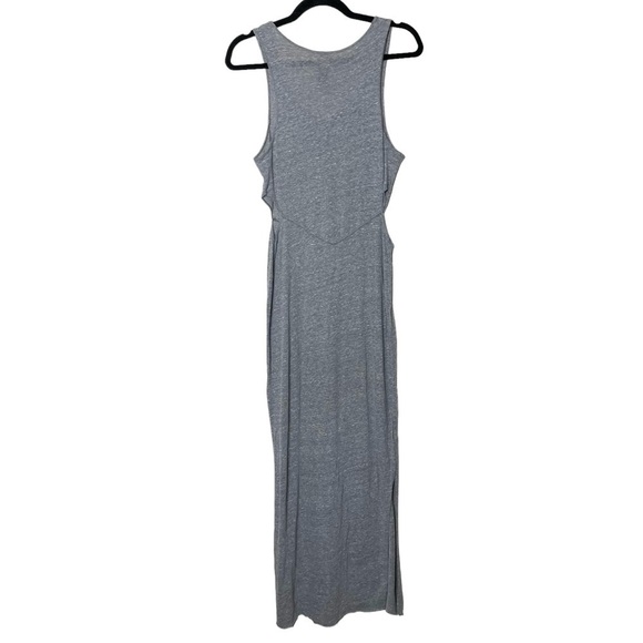Free People Beach Cut Out Waist Gray Sleeveless Maxi Dress - Picture 10 of 12